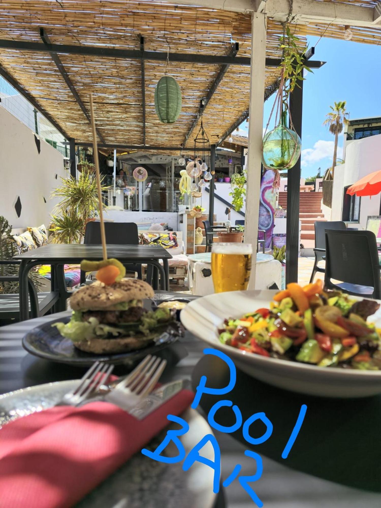 Bungalow Goa Pool View, Playa Roca Residence Sea Front Access - Free Ac - Wifi Costa Teguise Eksteriør bilde